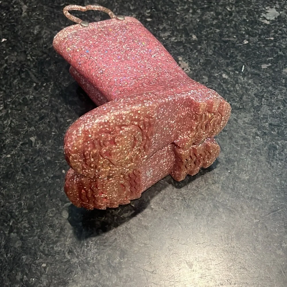 Sparkly Pink Kids Rain Boots